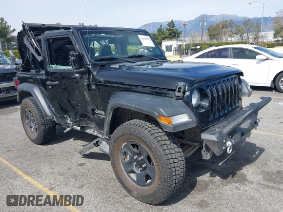 2021 Jeep Wrangler 80th Anniversary with VIN 1C4GJXAN0MW536349, listed as a IAAI auction lot 41672765 with 75,924 mi miles and . Bid and sale history available at DreamBid. Image 1.