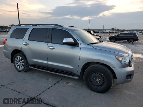 2017 Toyota Sequoia Limited with VIN 5TDKY5G12HS068936, listed as a Copart auction lot 78399304 with 74,496 mi miles and Salvage Title. Bid and sale history available at carsss.com. Image 4.