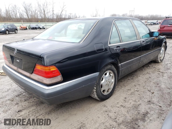 1995 Mercedes-Benz S with VIN WDBGA43EXSA264963, listed as a Copart auction lot 85515534 with 155,778 mi miles and Clean Title. Bid and sale history available at DreamBid. Image 3.