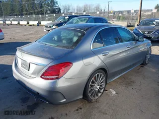 2015 Mercedes-Benz C-Class C 300 with VIN 55SWF4JB2FU076697, listed as a IAAI auction lot 41357468 with 107,027 mi miles. Bid and sale history available at carsss.com. Image 4.