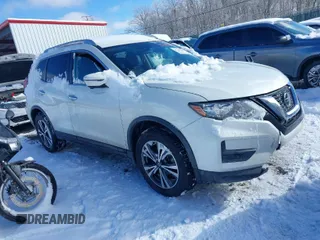 2019 Nissan Rogue SV with VIN JN8AT2MV1KW391418, listed as a IAAI auction lot 41287697 with 68,329 mi miles. Bid and sale history available at carsss.com. Image 1.