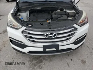 2018 Hyundai Santa Fe 2.4L with VIN 5NMZT3LB2JH056889, listed as a Copart auction lot 57801705 with 133,454 mi miles and Salvage title. Bid and sale history available at DreamBid. Image 11.