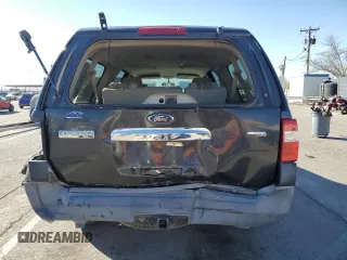 2007 Ford Expedition EL XLT with VIN 1FMFK15527LA06756, listed as a Copart auction lot 81134164 with 201,146 mi miles and Salvage Title. Bid and sale history available at carsss.com. Image 6.
