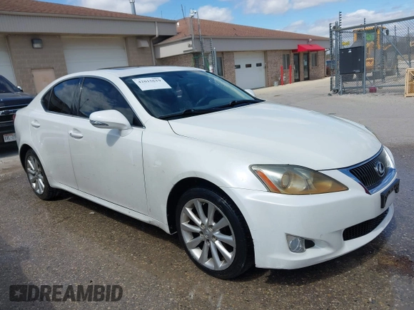 2009 Lexus IS with VIN JTHCK262095035485, listed as a IAAI auction lot 42015619 with 204,518 mi miles. Bid and sale history available at carsss.com. Image 1.