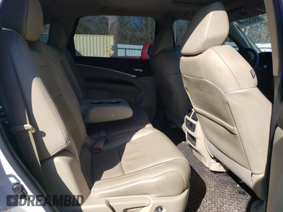 2016 Acura MDX with VIN 5FRYD3H20GB008592, listed as a Copart auction lot 89058995 with 164,886 mi miles and Salvage title. Bid and sale history available at DreamBid. Image 11.