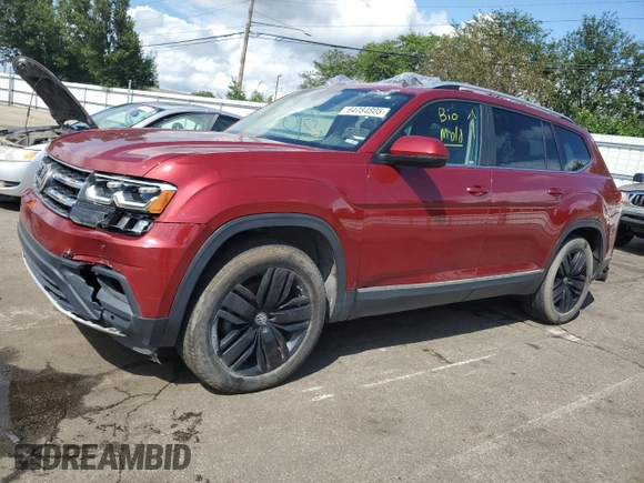 2018 Volkswagen Atlas SEL с VIN 1V2ER2CA7JC510923, выставлен на аукционе Copart как лот 64784805 с пробегом 120 392 миль миль и Чистый • Clean title. История ставок и продаж доступна на DreamBid. Изображение 1.