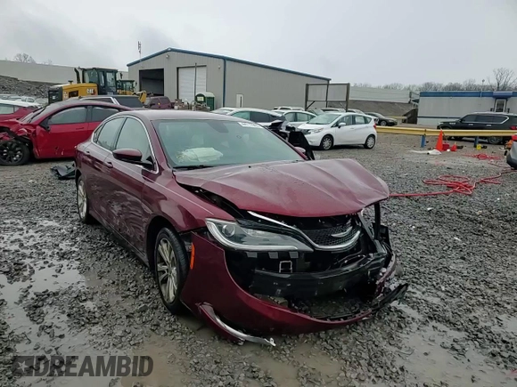 2015 Chrysler 200 Limited with VIN 1C3CCCAB1FN677130, listed as a Copart auction lot 44717955 with 170,880 mi miles and Salvage Title. Bid and sale history available at carsss.com. Image 13.