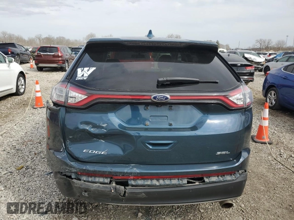 2016 Ford Edge SEL with VIN 2FMPK3J86GBB21022, listed as a Copart auction lot 49807515 with 84,122 mi miles and Salvage Title. Bid and sale history available at carsss.com. Image 6.