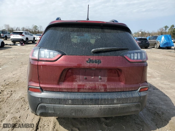 2019 Jeep Cherokee Latitude Plus with VIN 1C4PJLLB9KD411547, listed as a Copart auction lot 44780025 with 123,532 mi miles and Salvage Title. Bid and sale history available at carsss.com. Image 6.