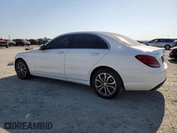 2015 Mercedes-Benz C 300 Luxury with VIN 55SWF4KB0FU014911, listed as a Copart auction lot 59891215 with 124,784 mi miles and Salvage title. Bid and sale history available at DreamBid. Image 2.