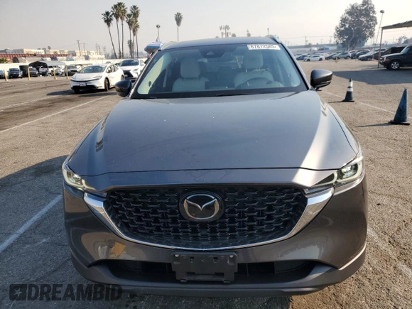 2023 Mazda CX-5 2.5 S Premium Plus Package with VIN JM3KFBEM6P0185977, listed as a Copart auction lot 87872585 with 28,568 mi miles and Salvage Title. Bid and sale history available at carsss.com. Image 5.