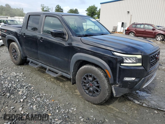 2022 Nissan Frontier SV with VIN 1N6ED1EJ2NN647072, listed as a Copart auction lot 59875525 with 76,065 mi miles and Salvage title. Bid and sale history available at DreamBid. Image 4.