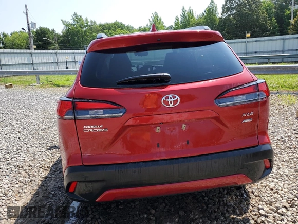 2024 Toyota Corolla Cross XLE с VIN 7MUEAABG7RV086670, выставлен на аукционе Copart как лот 58951085 с пробегом 29 292 миль миль и Чистый • Clean title. История ставок и продаж доступна на DreamBid. Изображение 6.