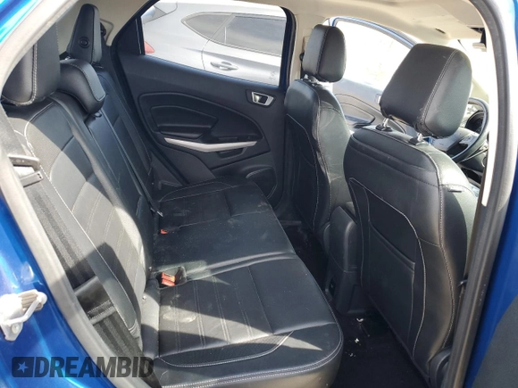 2019 Ford EcoSport Titanium with VIN MAJ6S3KLXKC289764, listed as a Copart auction lot 52997505 with 77,609 mi miles and Salvage Title. Bid and sale history available at DreamBid. Image 10.