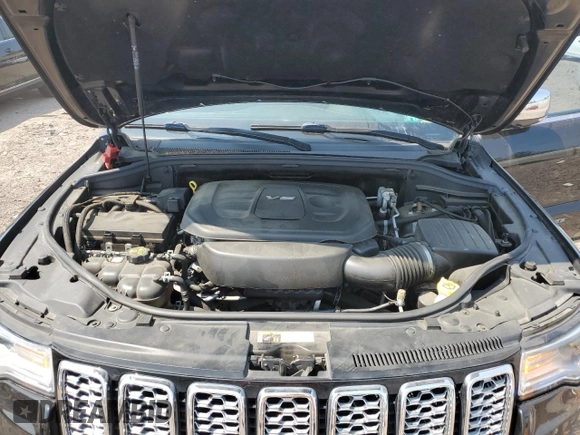 2017 Jeep Grand Cherokee Overland with VIN 1C4RJFCG9HC684850, listed as a Copart auction lot 62746974 with 0 mi miles and Salvage Title. Bid and sale history available at carsss.com. Image 13.