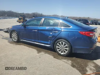 2017 Hyundai Sonata Sport with VIN 5NPE34AFXHH458456, listed as a Copart auction lot 48915075 with 62,512 mi miles and Salvage Title. Bid and sale history available at DreamBid. Image 2.