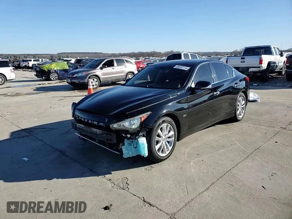 2017 Infiniti Q50 Signature Edition with VIN JN1EV7AP3HM735784, listed as a Copart auction lot 85597114 with 119,249 mi miles and Salvage Title. Bid and sale history available at DreamBid. Image 13.