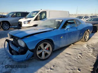 2010 Dodge Challenger SRT-8 with VIN 2B3CJ7DW7AH130521, listed as a Copart auction lot 88990235 with 128,370 mi miles and Salvage title. Bid and sale history available at DreamBid. Image 1.