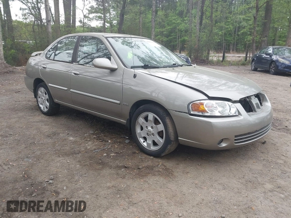 2006 Nissan Sentra S with VIN 3N1CB51D76L589729, listed as a IAAI auction lot 42041429 with 205,340 mi miles and . Bid and sale history available at DreamBid. Image 1.