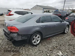 2013 Volkswagen Passat SE with VIN 1VWBH7A38DC086825, listed as a Copart auction lot 49668035 with 119,005 mi miles and Salvage title. Bid and sale history available at DreamBid. Image 3.