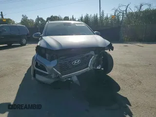 2021 Hyundai Kona Ultimate with VIN KM8K53A52MU679799, listed as a Copart auction lot 46955995 with 0 mi miles and Salvage Title. Bid and sale history available at carsss.com. Image 12.