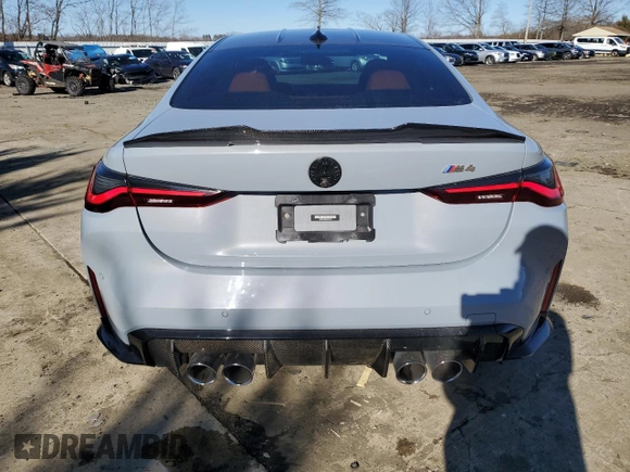 2022 BMW M4 with VIN WBS53AZ05NCK13109, listed as a Copart auction lot 43600854 with 12,285 mi miles. Bid and sale history available at carsss.com. Image 6.
