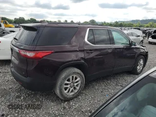 2019 Chevrolet Traverse LT Cloth with VIN 1GNERGKW9KJ201891, listed as a Copart auction lot 58089915 with 71,660 mi miles and Salvage title. Bid and sale history available at DreamBid. Image 3.