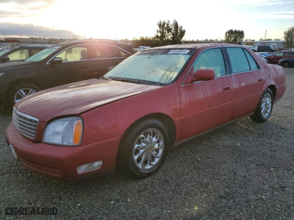 2005 Cadillac DeVille DHS with VIN 1G6KE57Y95U239407, listed as a Copart auction lot 81643834 with 153,199 mi miles and Salvage Title. Bid and sale history available at carsss.com. Image 1.