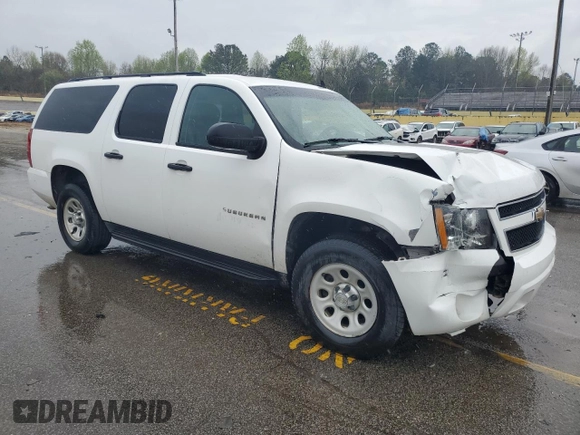 2010 Chevrolet Suburban LS with VIN 1GNUCHE08AR222189, listed as a Copart auction lot 48081244 with 201,258 mi miles and Salvage Title. Bid and sale history available at carsss.com. Image 4.