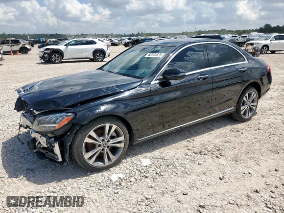 2021 Mercedes-Benz C 300 with VIN W1KWF8EB5MR643470, listed as a Copart auction lot 62184825 with 45,051 mi miles and Salvage title. Bid and sale history available at DreamBid. Image 1.
