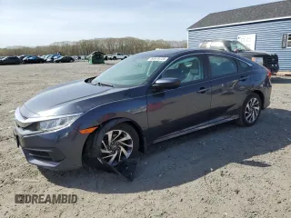 2017 Honda Civic EX z VIN 19XFC2F79HE042025, wystawiony jako Copart lot #54978725 z przebiegiem 61 654 mil mil oraz Szkoda całkowita • Salvage title. Historia ofert i sprzedaży dostępna na DreamBid. Obrazek 1.
