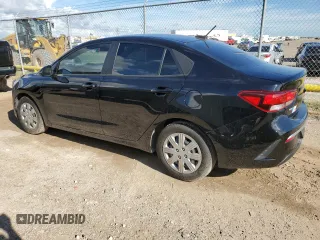 2022 Kia Rio S with VIN 3KPA24AD5NE463208, listed as a Copart auction lot 68380014 with 37,572 mi miles and Salvage Title. Bid and sale history available at DreamBid. Image 2.