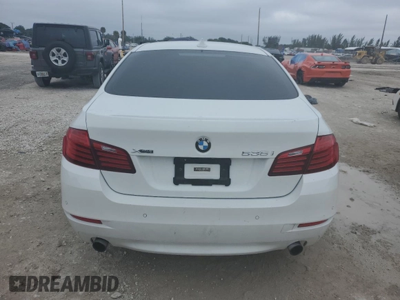 2015 BMW 5 Series 535i xDrive with VIN WBA5B3C54FD544122, listed as a Copart auction lot 86047894 with 125,520 mi miles and Clean Title. Bid and sale history available at carsss.com. Image 6.