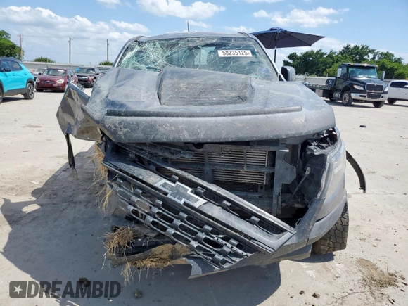 2018 Chevrolet Colorado 4WD ZR2 z VIN 1GCPTEE11J1243686, wystawiony jako Copart lot #58235125 z przebiegiem 144 760 mil mil oraz Szkoda całkowita • Salvage title. Historia ofert i sprzedaży dostępna na DreamBid. Obrazek 5.