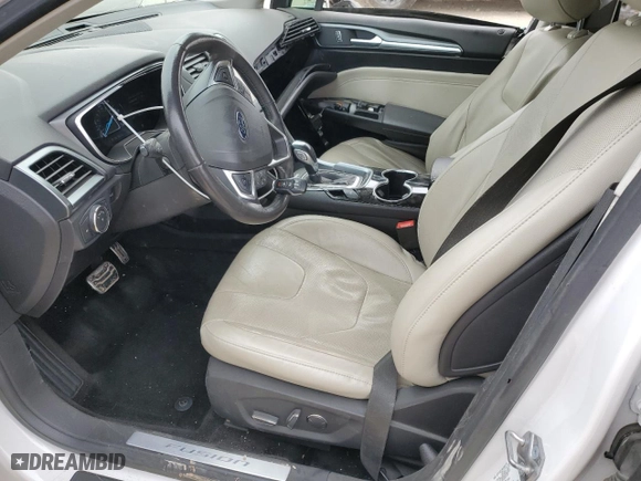2015 Ford Fusion Titanium Hybrid with VIN 3FA6P0RU5FR225122, listed as a Copart auction lot 46176095 with 144,749 mi miles and Salvage Title. Bid and sale history available at carsss.com. Image 7.