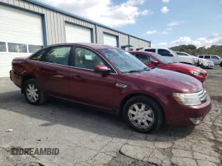 2008 Ford Taurus SEL with VIN 1FAHP24W68G143844, listed as a Copart auction lot 41417485 with 195,172 mi miles and Salvage title. Bid and sale history available at DreamBid. Image 4.
