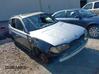 2006 BMW X3 3.0i with VIN WBXPA93496WD28060, listed as a IAAI auction lot 41973768 with 1 mi miles. Bid and sale history available at carsss.com. Image 1.