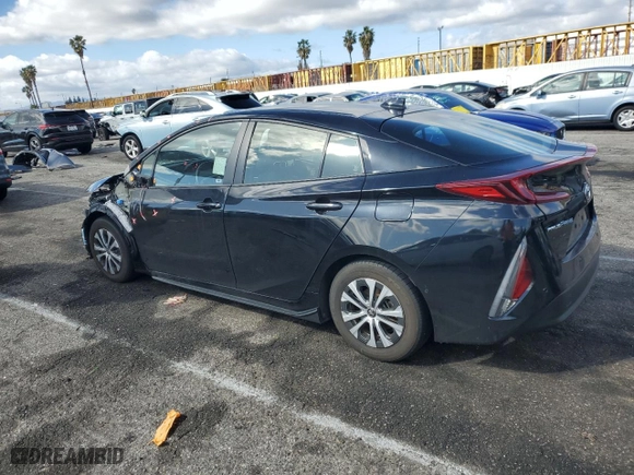 2021 Toyota Prius Prime LE with VIN JTDKAMFP1M3181731, listed as a Copart auction lot 45333535 with 43,306 mi miles and Salvage Title. Bid and sale history available at carsss.com. Image 2.