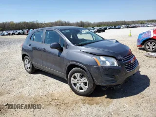 2016 Chevrolet Trax LS with VIN 3GNCJKSB0GL246684, listed as a Copart auction lot 50891495 with 123,519 mi miles and Salvage Title. Bid and sale history available at carsss.com. Image 4.