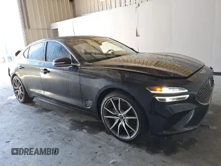 2023 Genesis G70 2.0T with VIN KMTG34TA6PU131312, listed as a Copart auction lot 84861294 with 31,613 mi miles and Non Repairable. Bid and sale history available at DreamBid. Image 4.