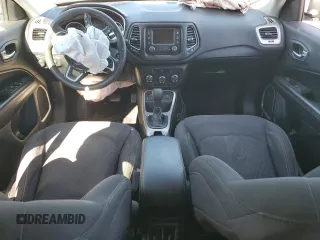 2018 Jeep Compass Sport with VIN 3C4NJCAB4JT182472, listed as a Copart auction lot 50085455 with 53,266 mi miles and Salvage Title. Bid and sale history available at carsss.com. Image 8.