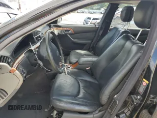 2002 Mercedes-Benz S 500 with VIN WDBNG75J92A289239, listed as a Copart auction lot 59052135 with Not provided miles and Salvage title. Bid and sale history available at DreamBid. Image 7.