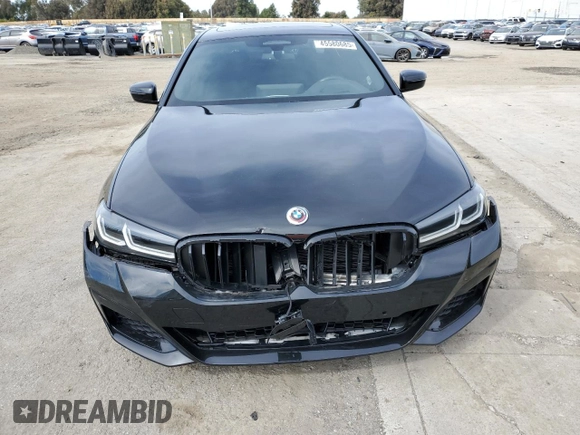 2023 BMW 5 Series M550i xDrive with VIN WBA13BK0XPCM98878, listed as a Copart auction lot 45580685 with 10,866 mi miles and Salvage title. Bid and sale history available at DreamBid. Image 5.
