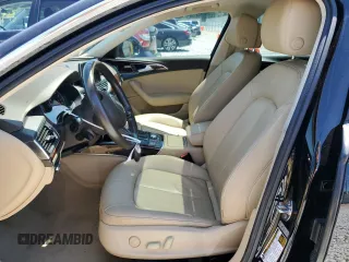 2013 Audi A6 Premium Plus with VIN WAUDFAFC4DN049067, listed as a Copart auction lot 55637955 with 61,964 mi miles and Salvage title. Bid and sale history available at DreamBid. Image 7.