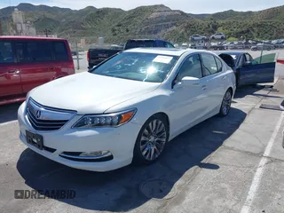2014 Acura RLX Tech Pkg with VIN JH4KC1F51EC001557, listed as a IAAI auction lot 41937077 with 45,392 mi miles. Bid and sale history available at carsss.com. Image 18.