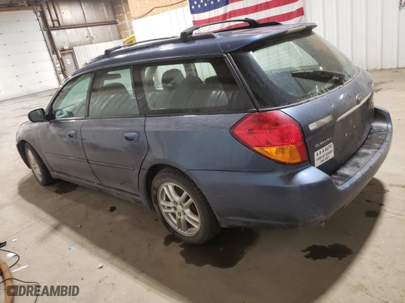 2005 Subaru Legacy Wagon (Natl) with VIN 4S3BP616657324823, listed as a Copart auction lot 86348784 with 0 mi miles and Salvage Title. Bid and sale history available at carsss.com. Image 2.