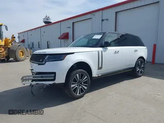 2024 Land Rover Range Rover SE with VIN SALKPBFU4RA228321, listed as a IAAI auction lot 41753310 with 8,337 mi miles. Bid and sale history available at carsss.com. Image 2.