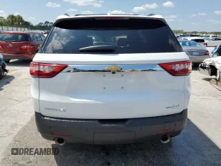 2021 Chevrolet Traverse LT Cloth with VIN 1GNERGKW4MJ270281, listed as a Copart auction lot 54137415 with 43,793 mi miles and Non repairable. Bid and sale history available at DreamBid. Image 6.