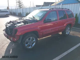 2004 Jeep Grand Cherokee Limited with VIN 1J8GW58N64C329504, listed as a IAAI auction lot 41785215 with 124,952 mi miles. Bid and sale history available at carsss.com. Image 2.