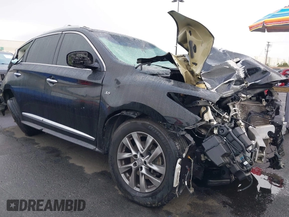 2015 Infiniti QX60 with VIN 5N1AL0MN2FC509897, listed as a IAAI auction lot 41896379 with 175,794 mi miles and . Bid and sale history available at DreamBid. Image 1.